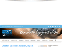 Tablet Screenshot of genesisscience.org